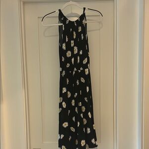 Kate Spade Black Floral Daisy Sleeveless Dress